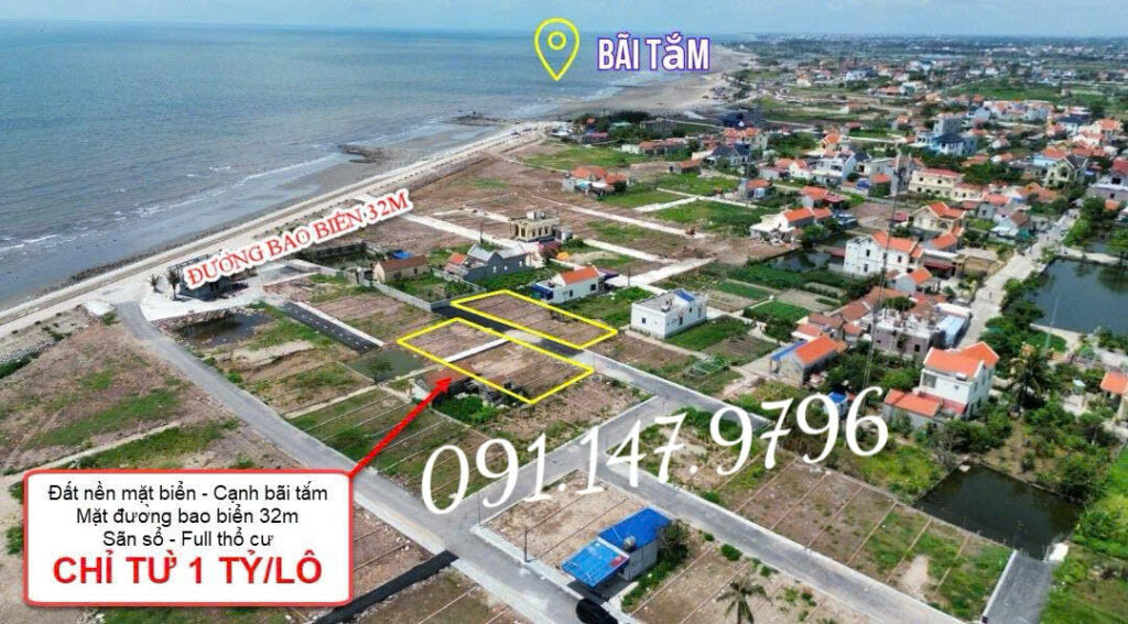 Sở hữu ngay đất nền mặt biển Hải Xuân chỉ từ hơn 1,1 tỷ